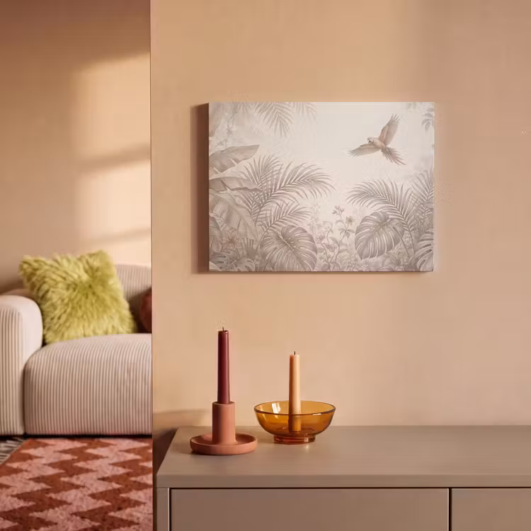 Akoestisch schilderij - Papagaai - Jungle - Tropisch — 2