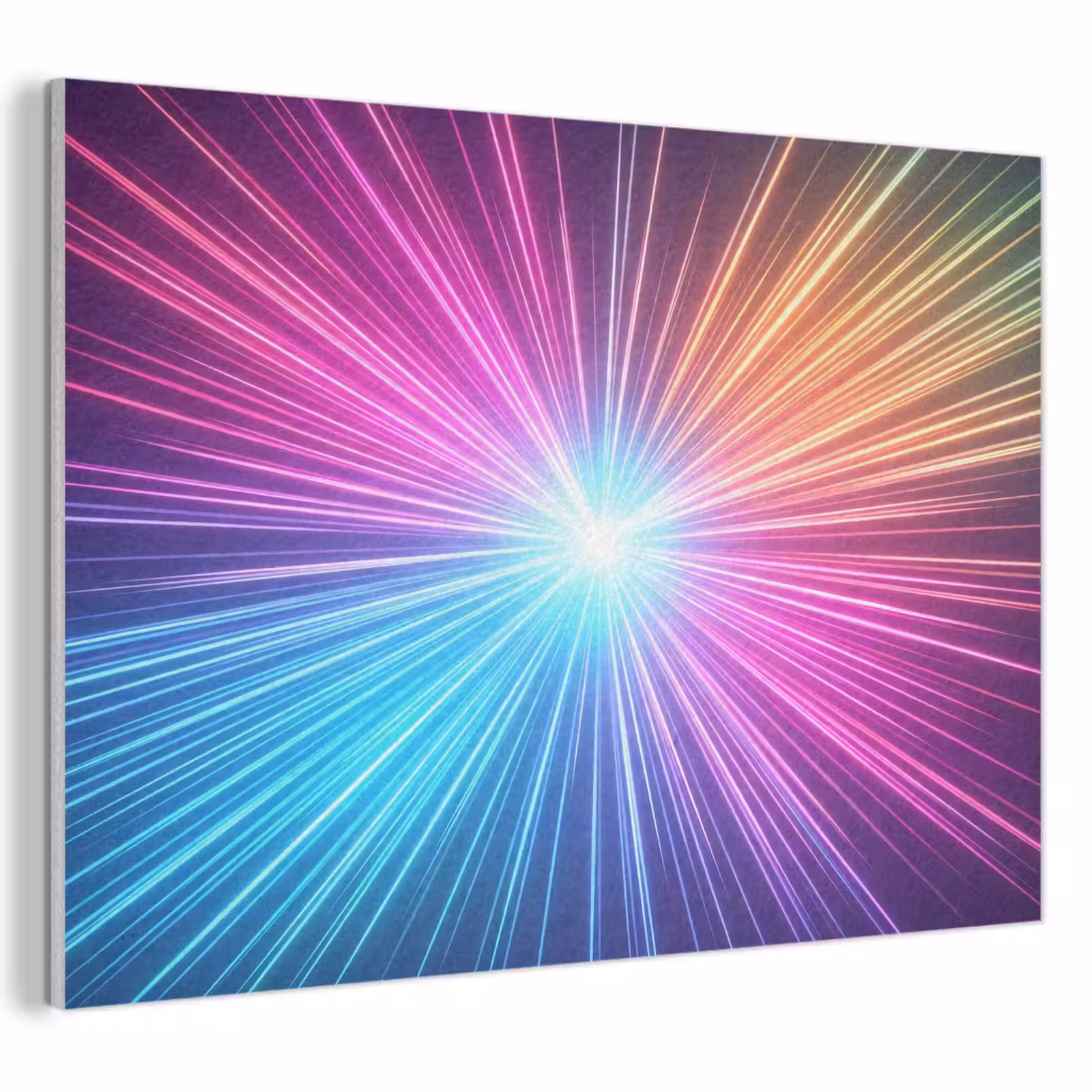 Akoestisch schilderij - Abstract - Light - Burst - Modern - Colorful — 1