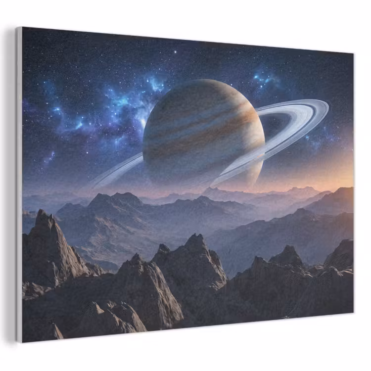 Akoestisch schilderij - Fantasy - Kosmos - Landschap — 1