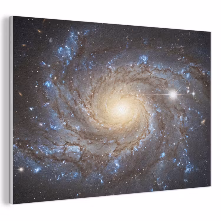 Akoestisch schilderij - Kosmos - Sterrenstelsel - Donker — 1