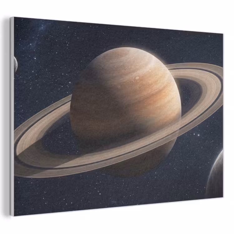 Akoestisch schilderij - Planeten - Saturnus - Ruimte — 1