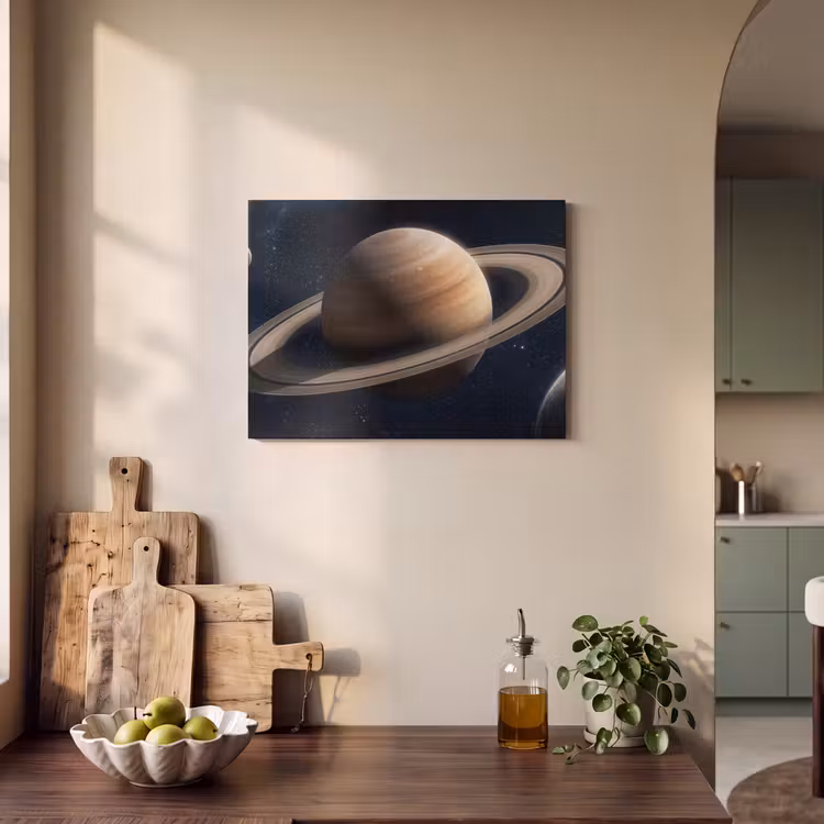 Akoestisch schilderij - Planeten - Saturnus - Ruimte — 3