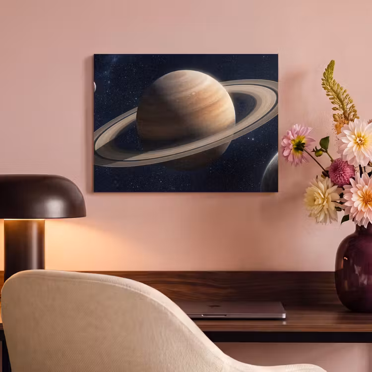 Akoestisch schilderij - Planeten - Saturnus - Ruimte — 4