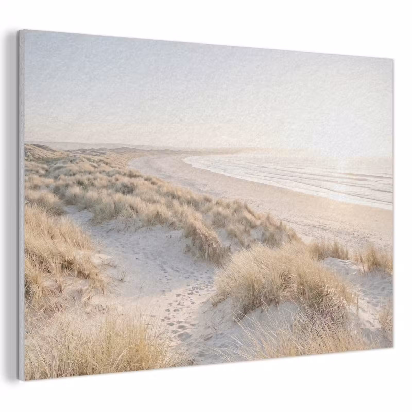 Akoestisch schilderij - Duinen - Strand - Beige — 1