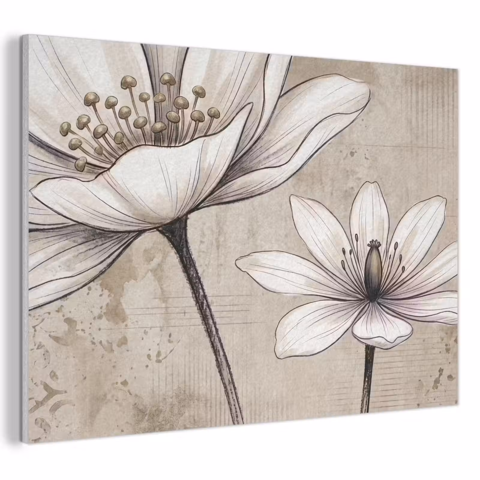 Akoestisch schilderij - Modern - Design - Wit — 1