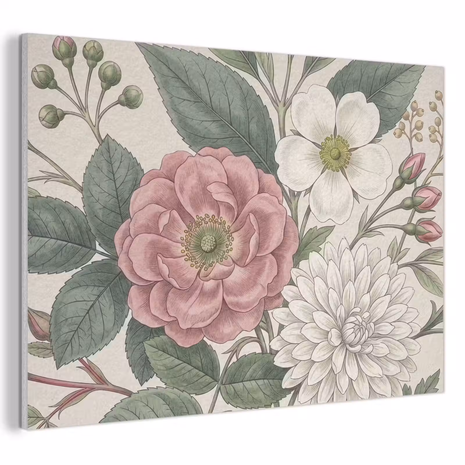 Akoestisch schilderij - Romantisch - Design - Kleurrijk — 1