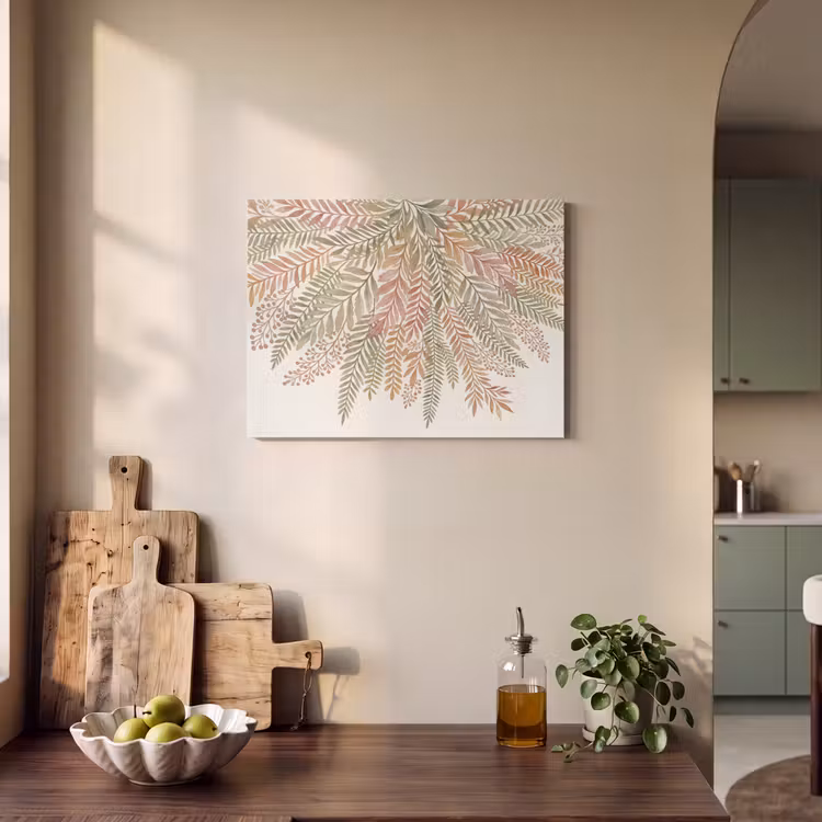 Akoestisch schilderij - Botanisch - Aquarel - Kleurrijk — 3