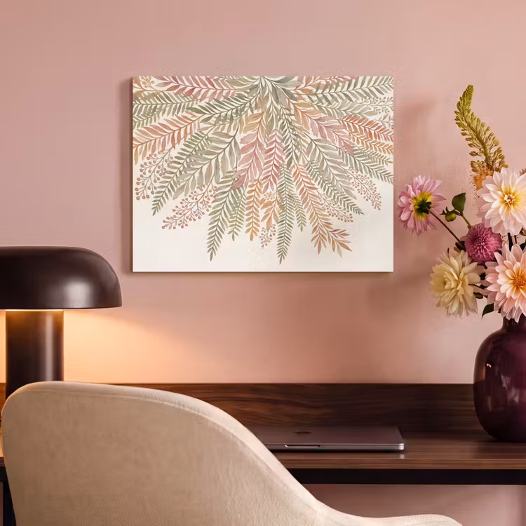 Akoestisch schilderij - Botanisch - Aquarel - Kleurrijk — 4