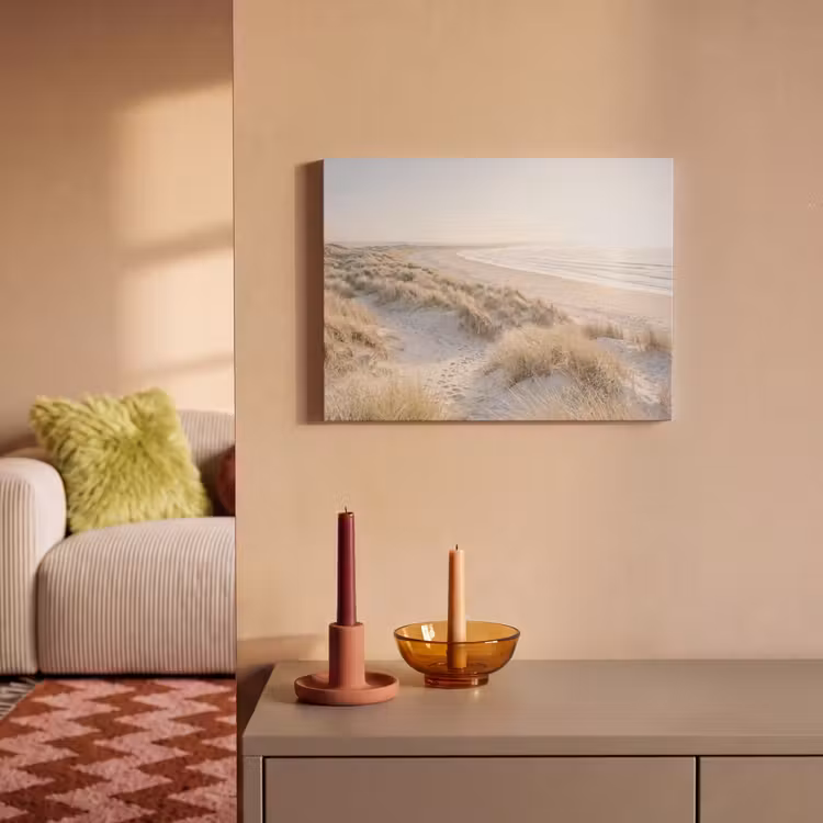 Akoestisch schilderij - Duinen - Strand - Beige — 2