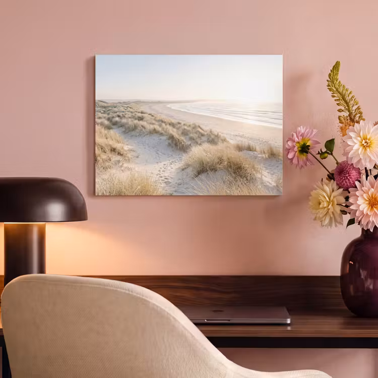 Akoestisch schilderij - Duinen - Strand - Beige — 4