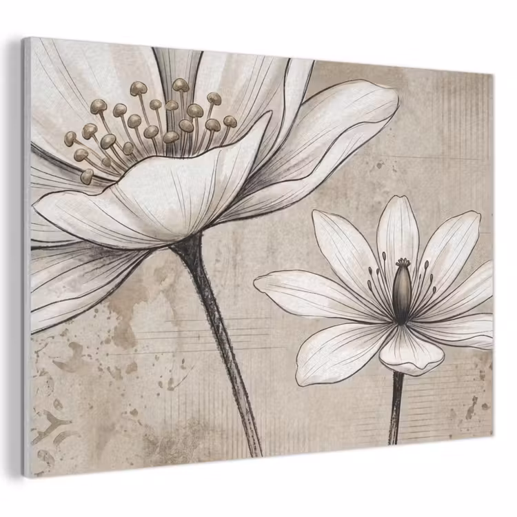 Akoestisch schilderij - Modern - Design - Wit — 1