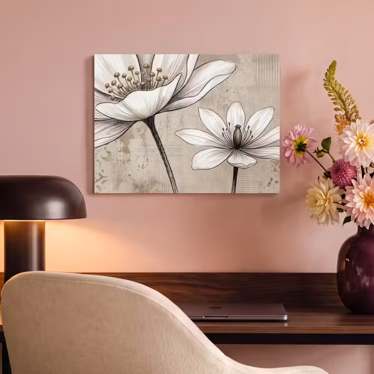 Akoestisch schilderij - Modern - Design - Wit — 4