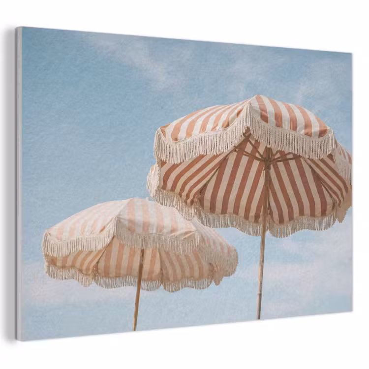 Akoestisch schilderij - Parasol - Lucht - Rood — 1