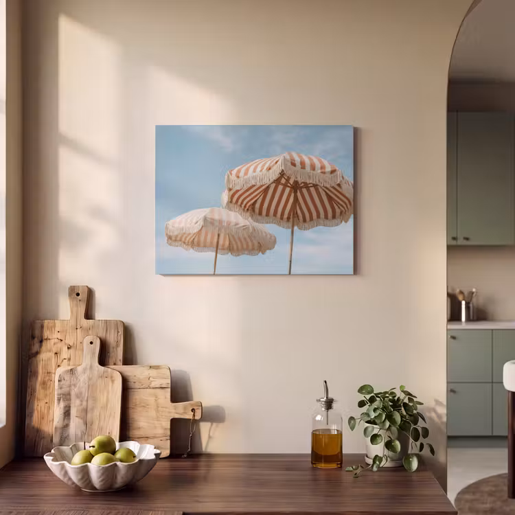 Akoestisch schilderij - Parasol - Lucht - Rood — 3