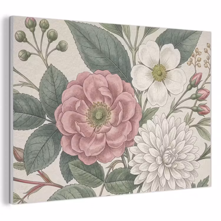 Akoestisch schilderij - Romantisch - Design - Kleurrijk — 1