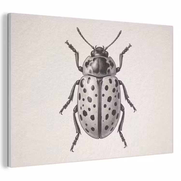 Akoestisch schilderij - Kever - Insect - Vintage — 1