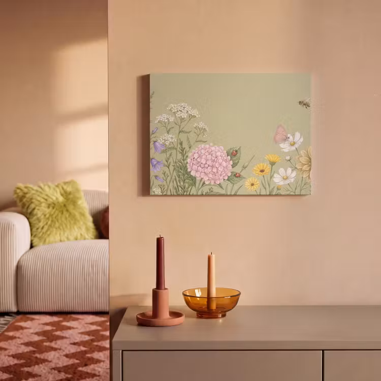 Akoestisch schilderij - Botanisch - Bloemen - Kleurrijk — 2