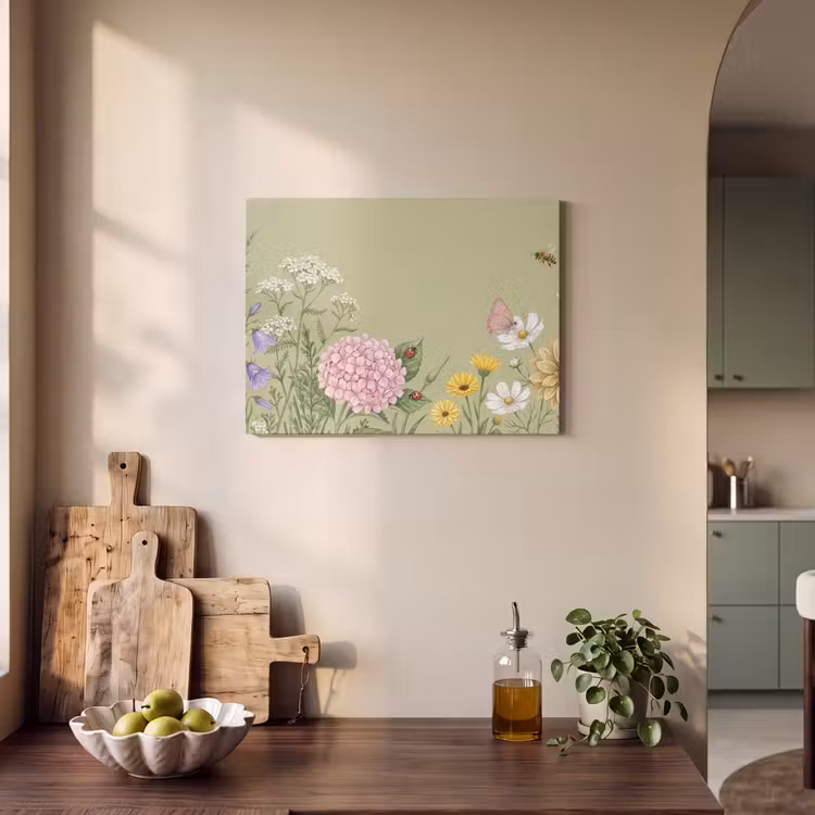 Akoestisch schilderij - Botanisch - Bloemen - Kleurrijk — 3