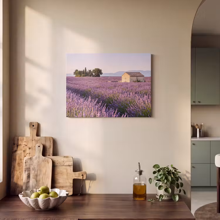 Akoestisch schilderij - Lavendel - Landschap - Sereen - Paars — 3