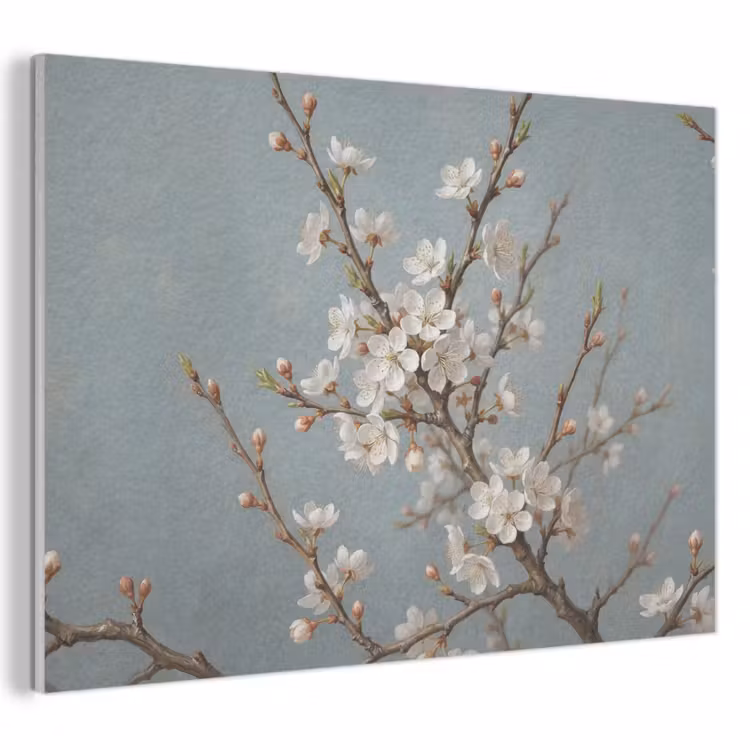 Akoestisch schilderij - Botanisch - Stilleven - Blauw — 1