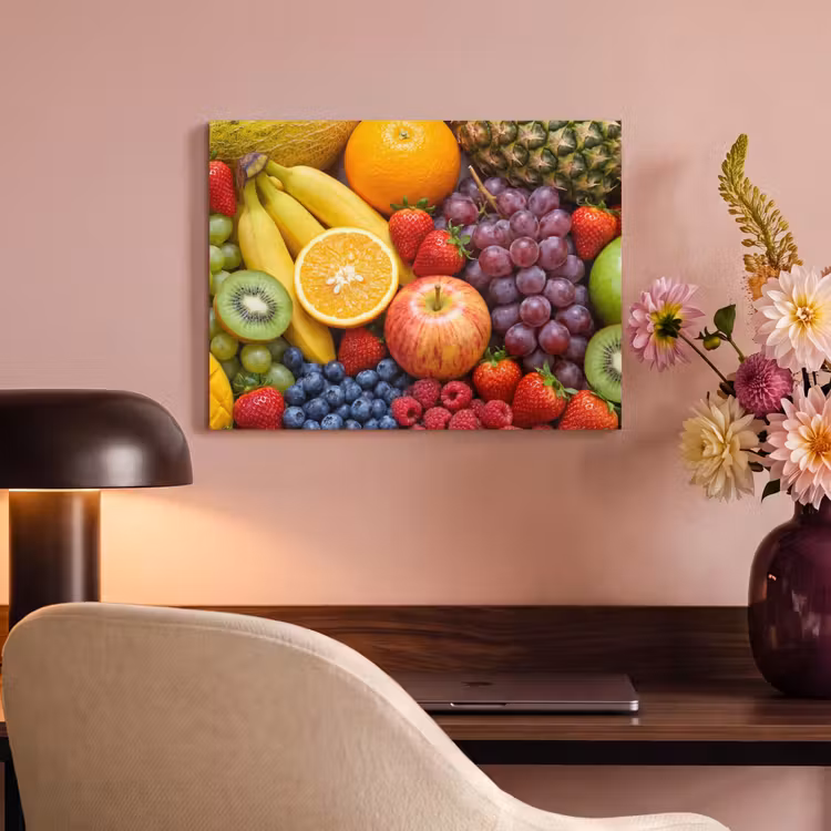 Akoestisch schilderij - Eten - Fruit - Vers - Kleurrijk - Voeding — 4