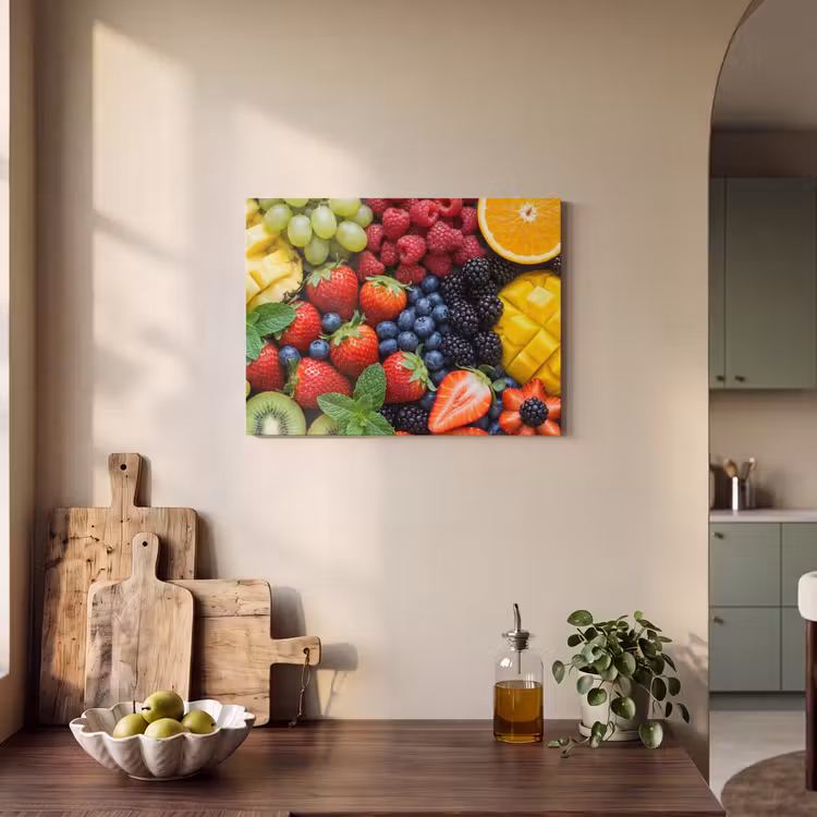 Akoestisch schilderij - Fruit - Vers - Kleurrijk - Eten — 3