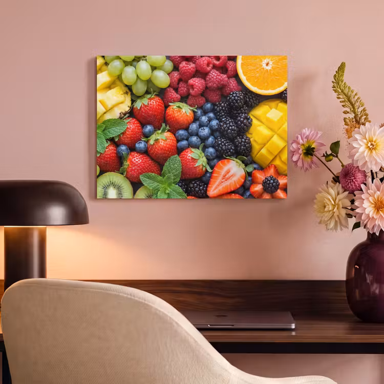 Akoestisch schilderij - Fruit - Vers - Kleurrijk - Eten — 4