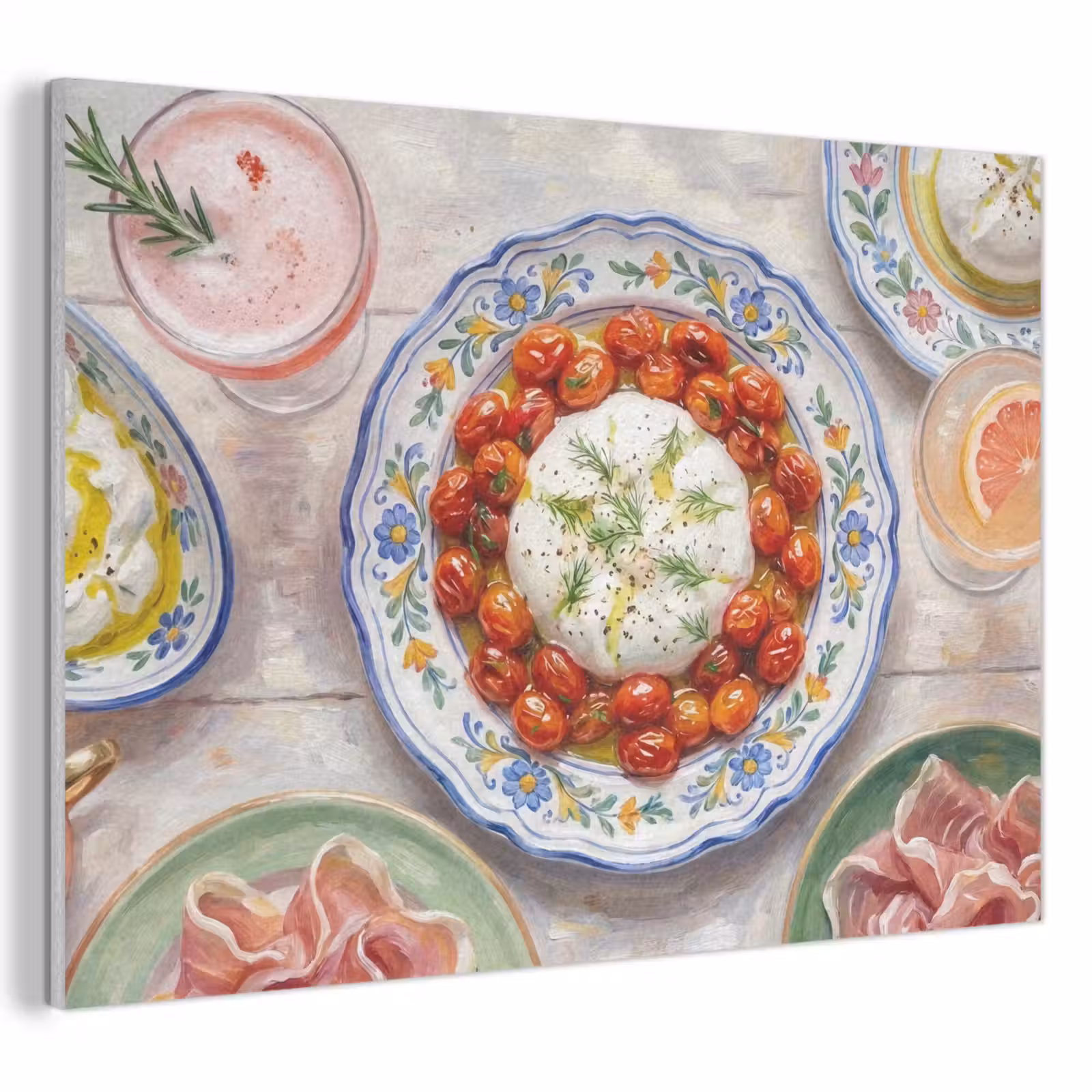 Akoestisch schilderij - Eten - Tafel - Divers - Modern — 1