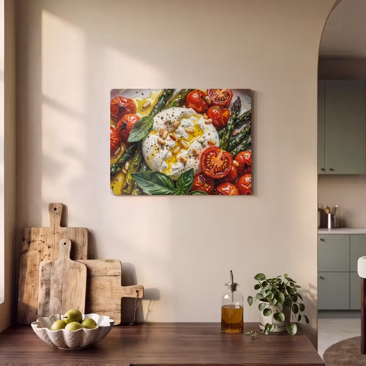 Akoestisch schilderij - Eten - Groenten - Kaas - Modern - Vers — 3