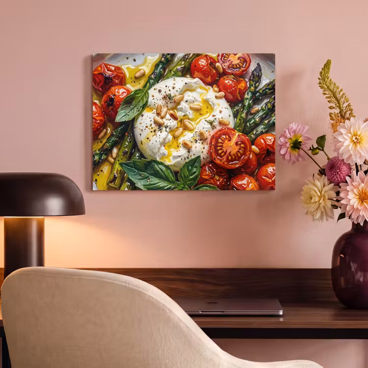 Akoestisch schilderij - Eten - Groenten - Kaas - Modern - Vers — 4