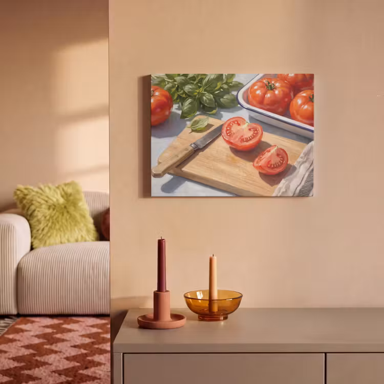 Akoestisch schilderij - Eten - Keuken - Ingrediënten - Stillleven - Rood — 2