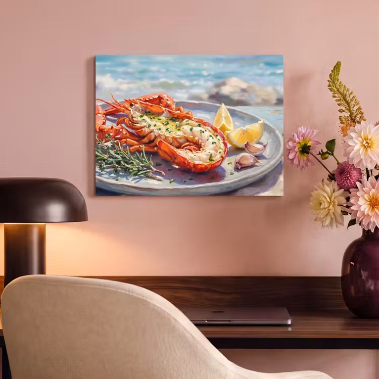 Akoestisch schilderij - Eten - Zee - Kust - Modern - Blauw — 4