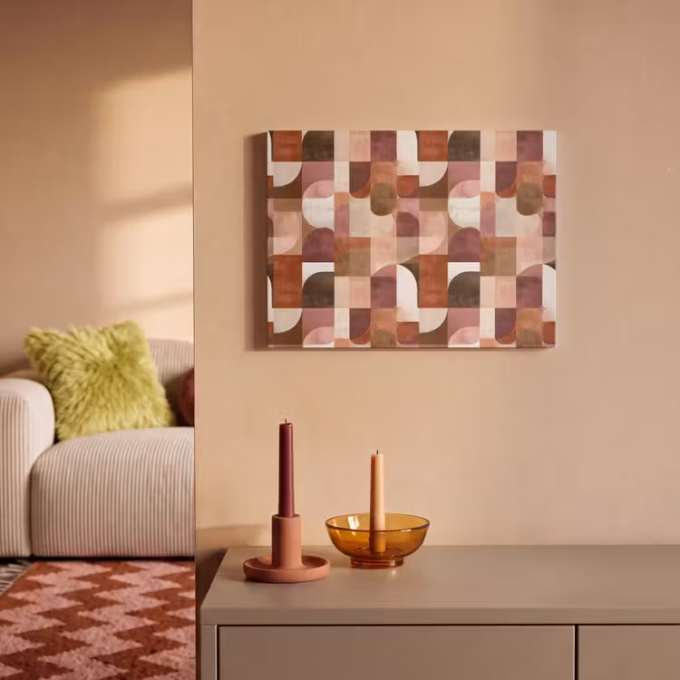 Akoestisch schilderij - Geometrie - Modern - Retro — 2