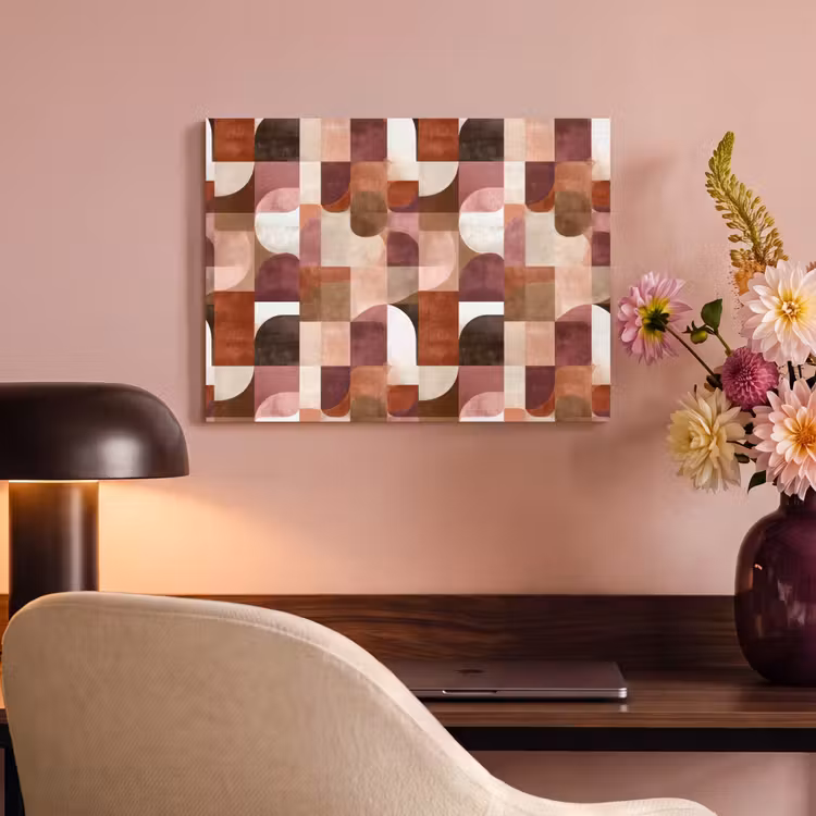 Akoestisch schilderij - Geometrie - Modern - Retro — 4
