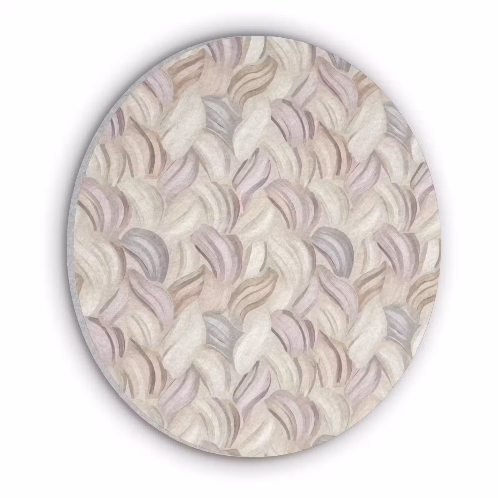 Akoestisch schilderij rond - Abstract - Golvend - Pastel — 1