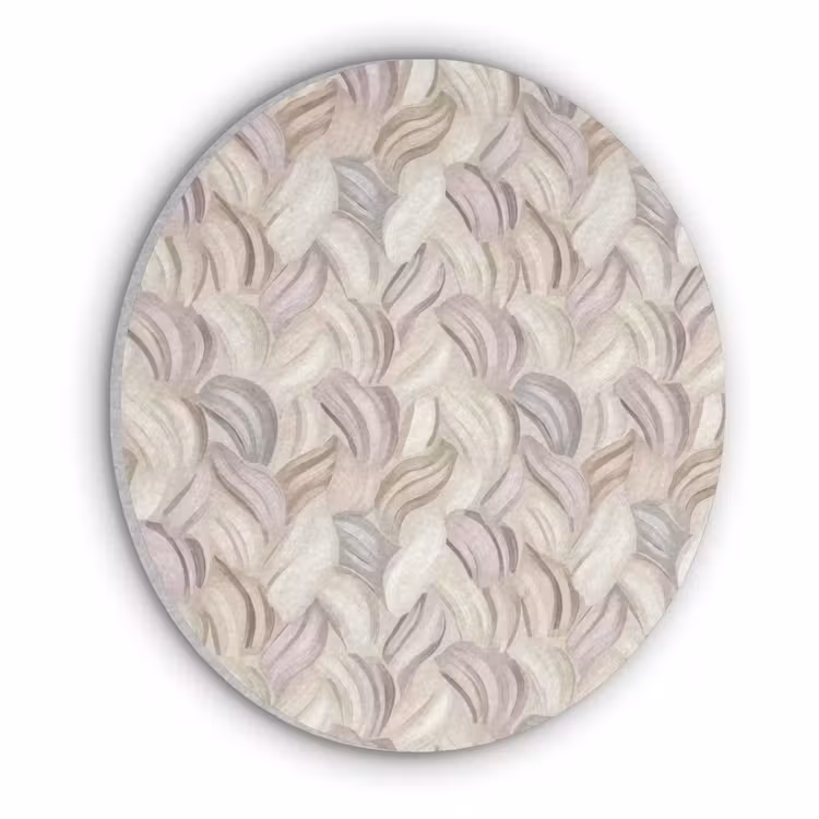 Akoestisch schilderij rond - Abstract - Golvend - Pastel — 1