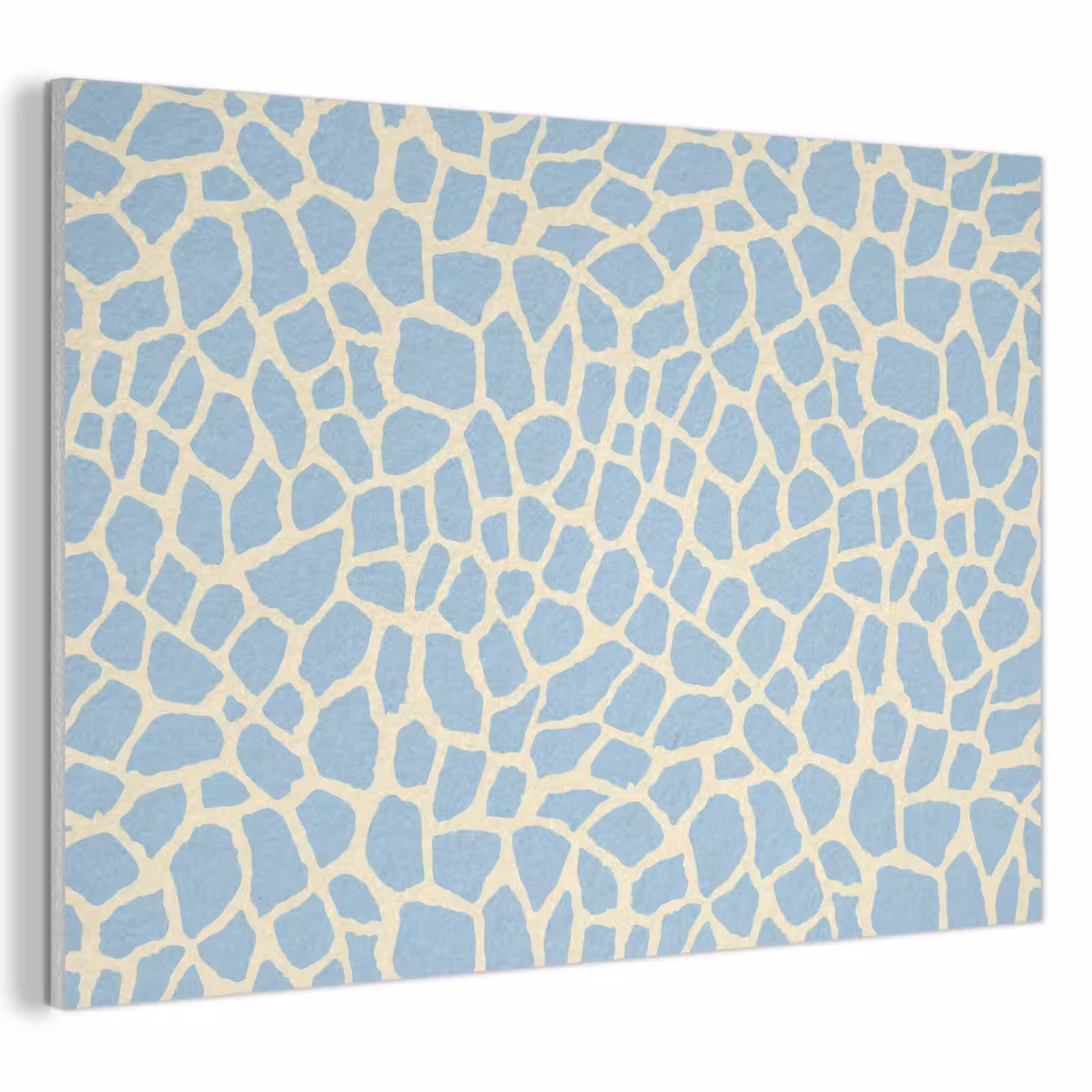 Akoestisch schilderij - Giraf - Modern - Blauw — 1
