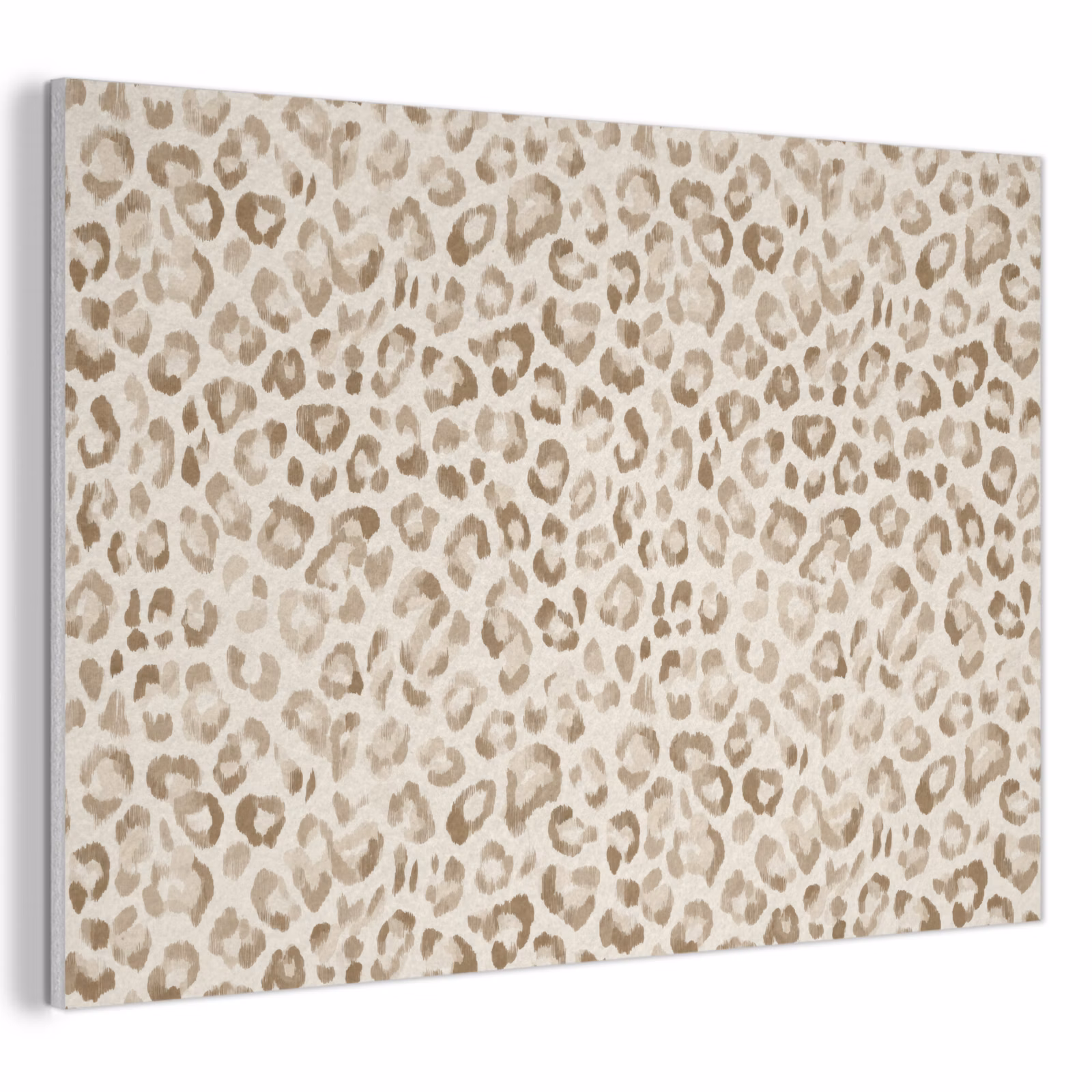 Akoestisch schilderij - Luipaard - Klassiek - Beige — 1