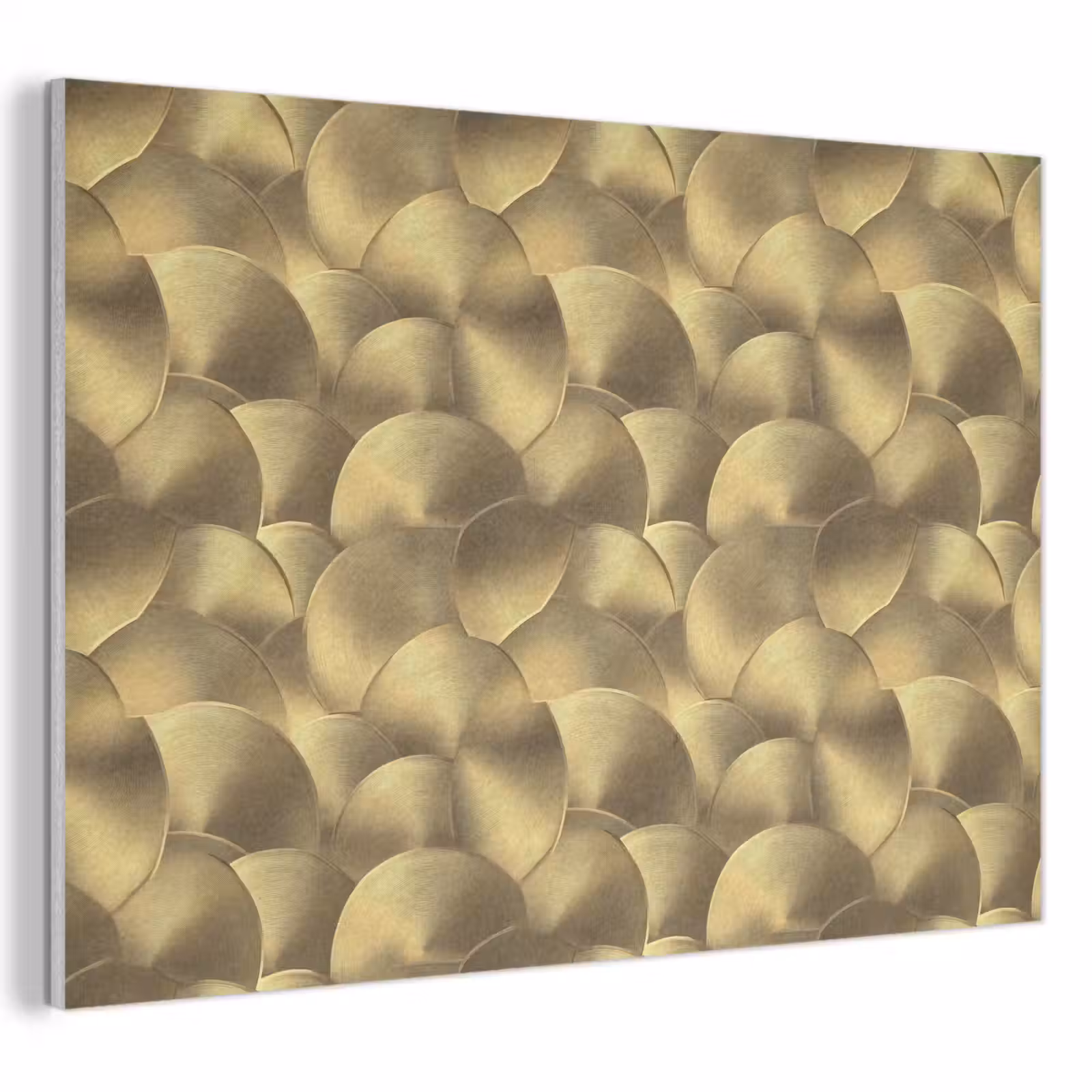 Akoestisch schilderij - Modern - Cirkel - Goud — 1