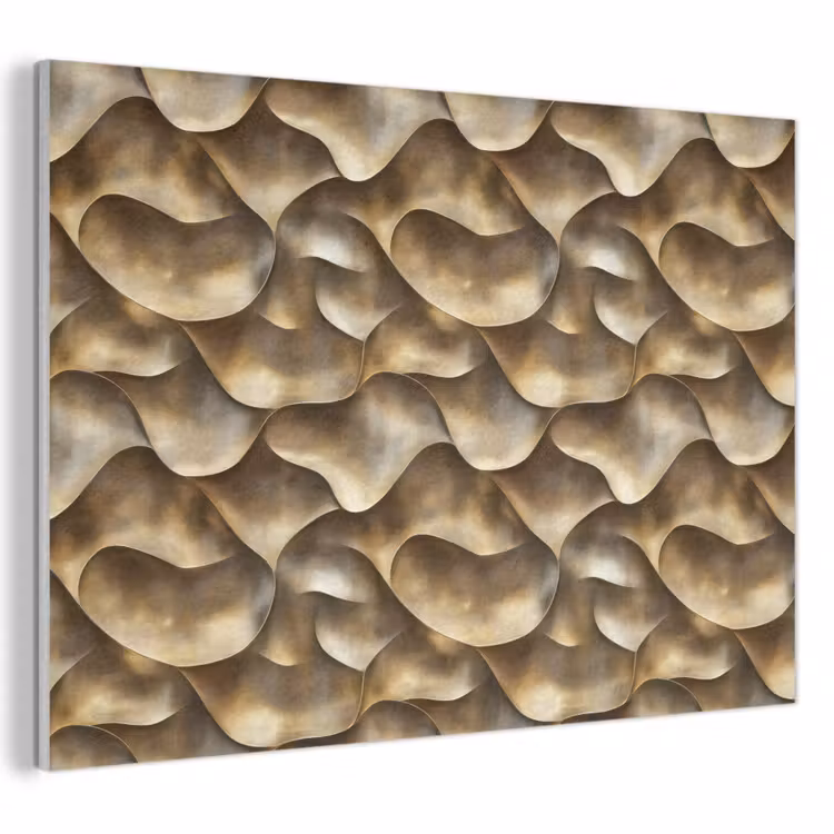 Akoestisch schilderij - Abstract - Antiek - Goud — 1