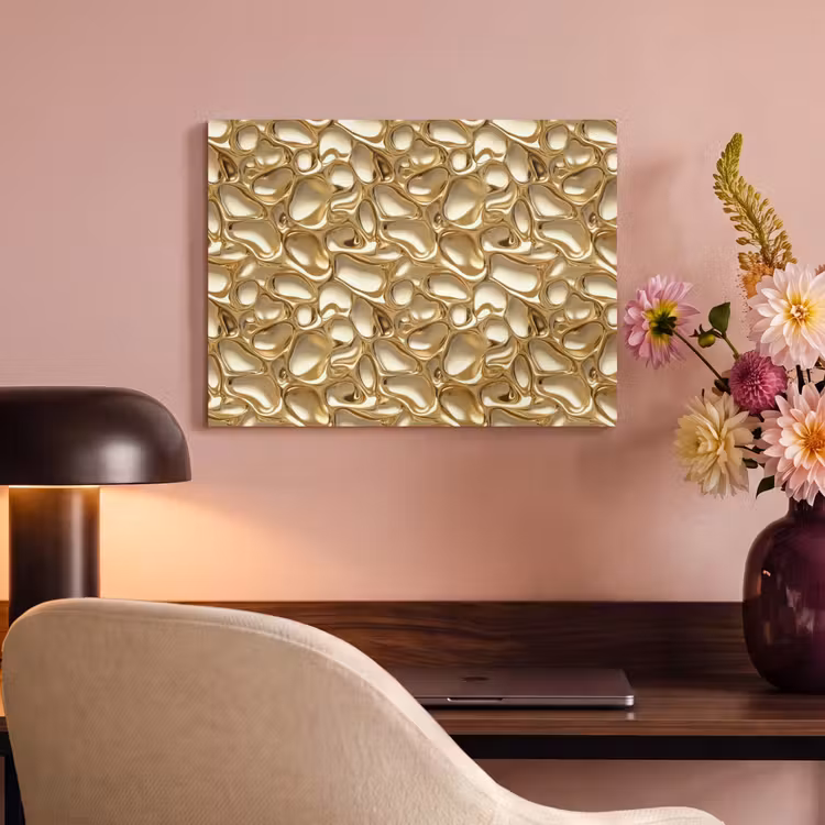 Akoestisch schilderij - Abstract - Modern - Goud — 4