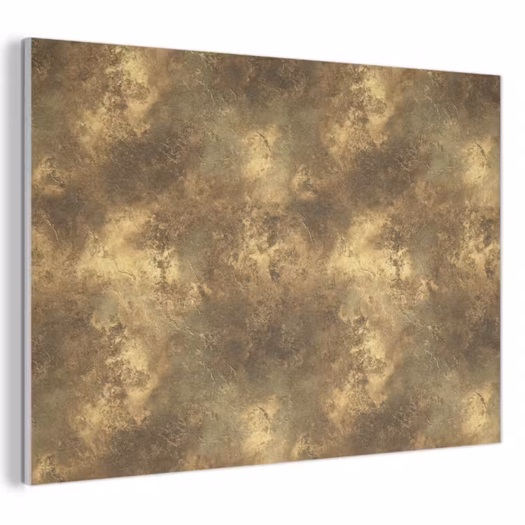 Akoestisch schilderij - Antiek - Metaallook - Goud — 1