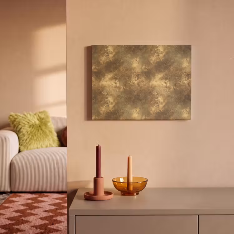 Akoestisch schilderij - Antiek - Metaallook - Goud — 2