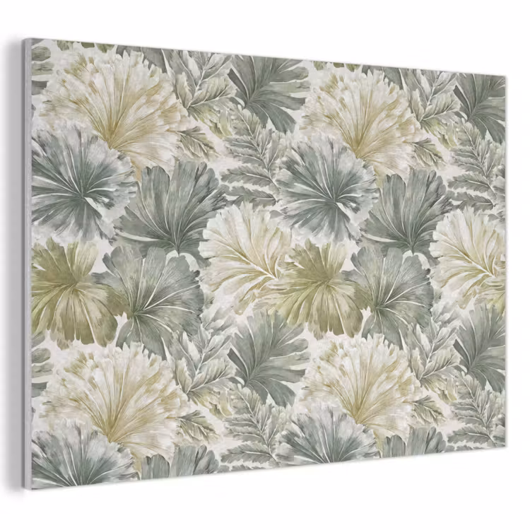 Akoestisch schilderij - Bladeren - Botanisch - Groen — 1