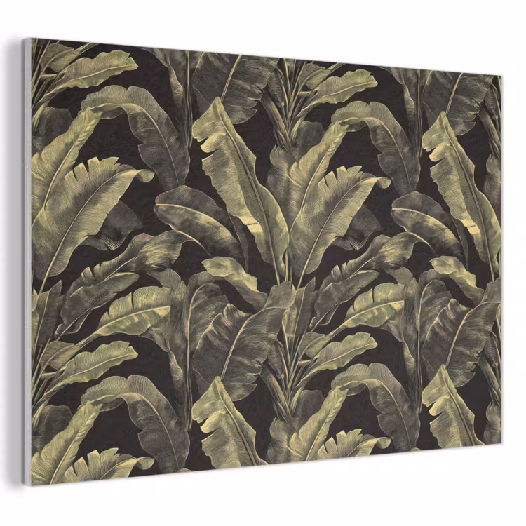 Akoestisch schilderij - Botanisch - Bladeren - Groen — 1