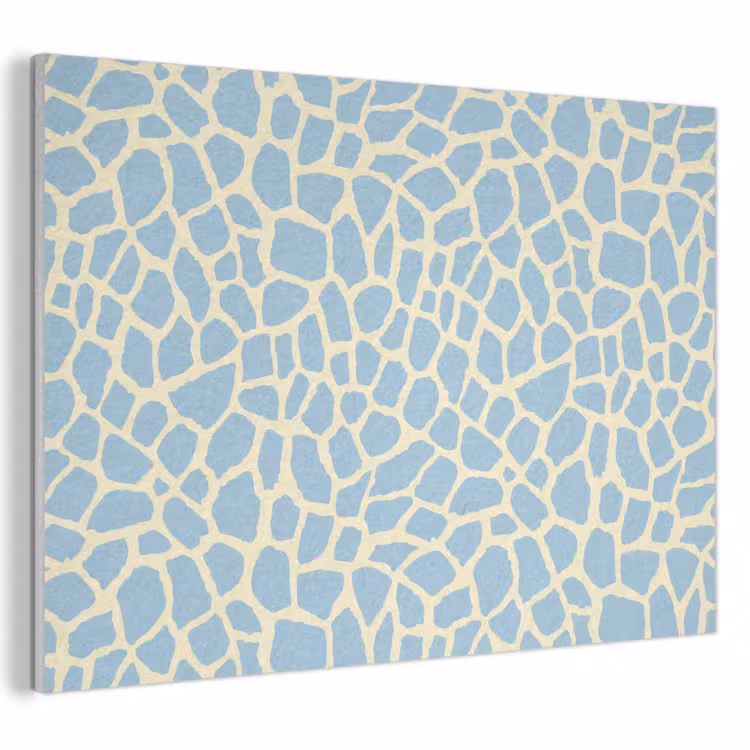 Akoestisch schilderij - Giraf - Modern - Blauw — 1
