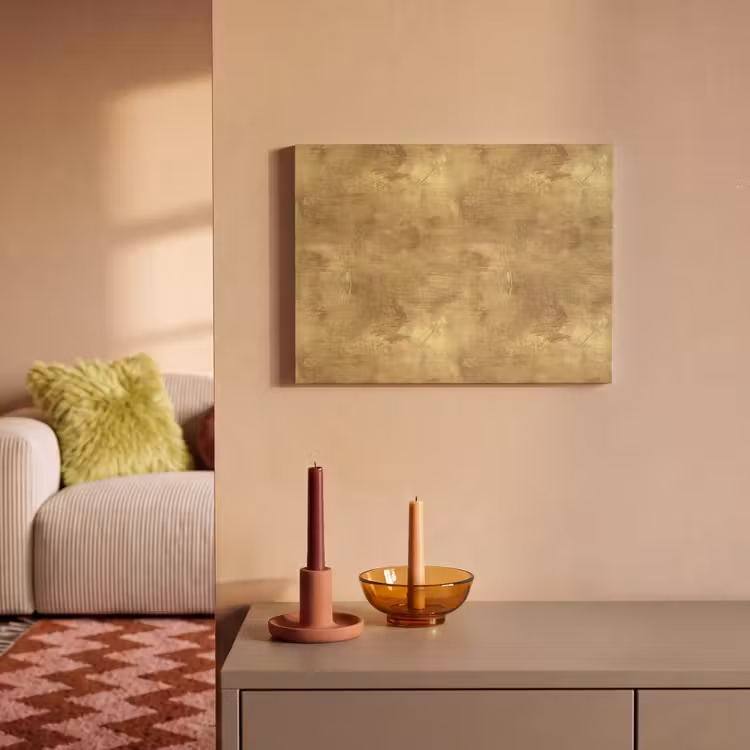 Akoestisch schilderij - Industrieel - Textuur - Goud — 2