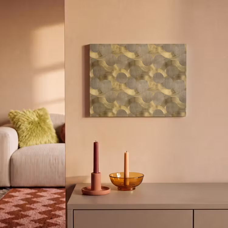 Akoestisch schilderij - Modern - Geometrisch - Goud — 2