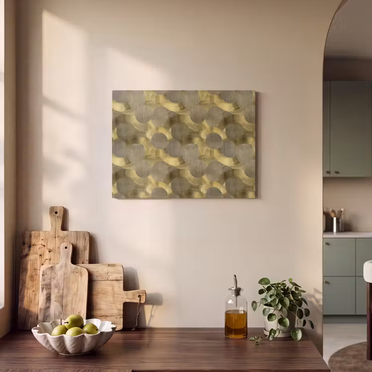 Akoestisch schilderij - Modern - Geometrisch - Goud — 3