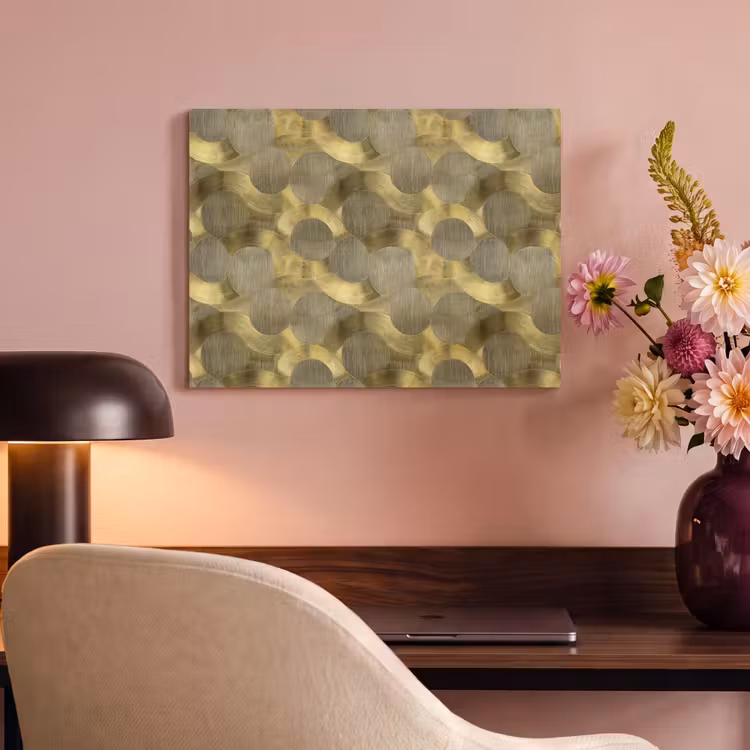 Akoestisch schilderij - Modern - Geometrisch - Goud — 4